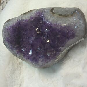 Amethyst crystal  mineral